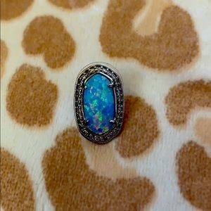 Single blue Opal Kendra Scott stud